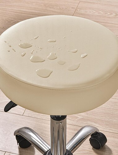 Wasserdichter runder Barhocker-Bezug Stuhlhussen, Stretch-Schonbezug für Esszimmerstuhl-Sitz, Kissen-Schonbezug, elastisch, weich und waschbar, für Hochzeit, Party, Hochzeit