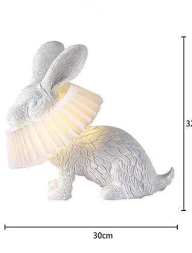 tafellamp konijn licht, led nachtlampje nachtkastje slapen cartoon tafellamp konijn nijntje cadeau leuke decoratie cadeau kan worden gebruikt als nachtlampje 110-240v