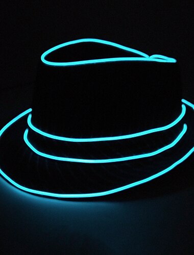 Luminous Hat Gentleman Performance Hat LED Glow Top Hat Party Gift Birthday Wedding Costume Christmas Halloween Supplies