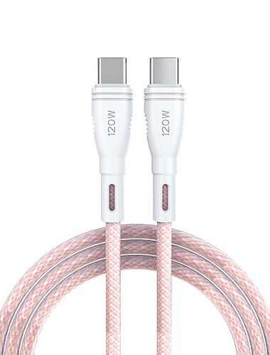 120w usb type c à usb c câble usb-c pd charge rapide chargeur fil cordon pour macbook samsung xiaomi huawei type-c usb c câble