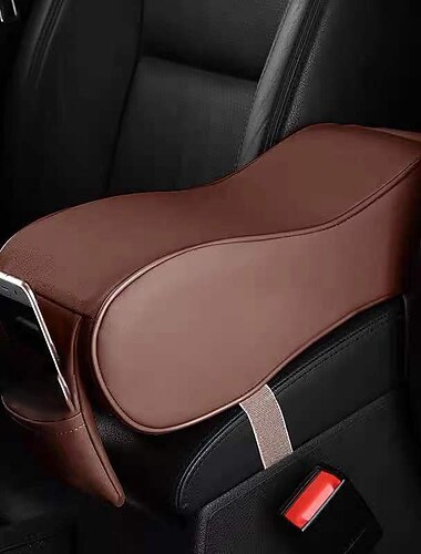 almofada de apoio de braço para carro em espuma de memória - almofada confortável para console central em veículos