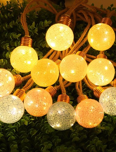 ηλιακά φωτιστικά κορδόνι σχοινί νεράιδα εξωτερικού χώρου φωτιστικά ηλιακό φως διακοσμητικά ρουστίκ chic διακόσμηση αγροικίας για μαντέλ τοίχους 7,5m 16led