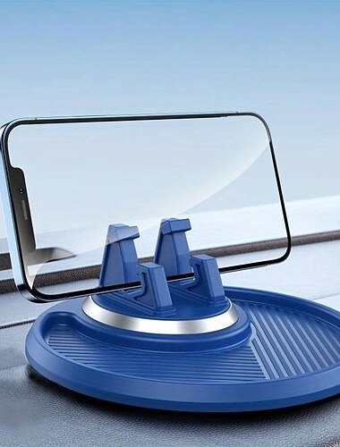 Support de téléphone pour tableau de bord Rotatif Ultra stable Support de téléphone pour Automatique Tableau de Bord Compatible avec Tous les téléphones portables 4 "-7" Téléphones Cellulaires