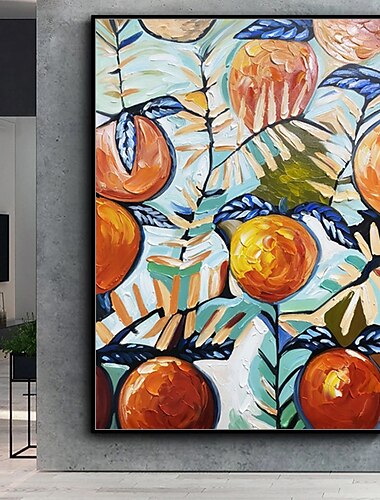 Mintura fait à la main abstrait coloré peintures à l'huile sur toile mur art décoration moderne image pour la décoration intérieure roulé sans cadre non étiré peinture