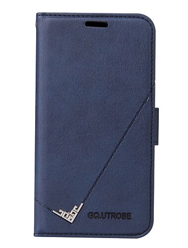 telefon Etui Til iPhone 15 14 Pro Max Plus Tegnebogskortetui Flip cover Med stativ Helkropsbeskyttelse Kortplads Helfarve TPU PU Læder