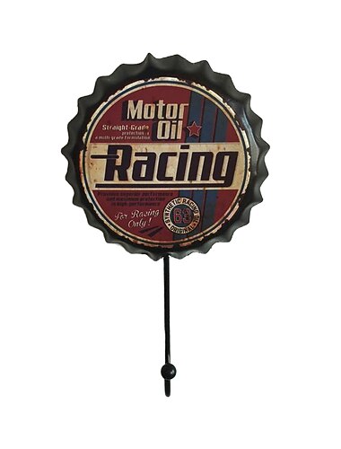 1 stk retro metal kroge ølflaske hætte mønster vandtætte hængekroge perfekt til værelse køkken veranda dør & boligforbedring udendørs indretning 10x16cm/4''x6,3''