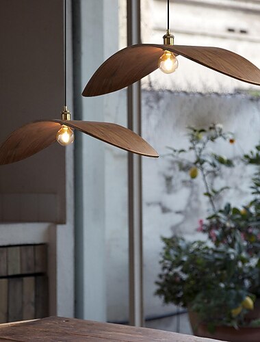 led függőlámpa fa wabi-sabi függőlámpa,nordic lámpatest,minimalista lámpa,wabi sabi lámpaernyő,rusztikus wabisabi mennyezeti függőlámpa 110-240v