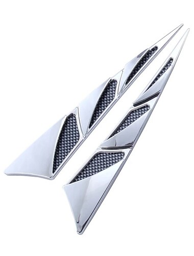 Mejora el aspecto de tu coche con estas elegantes cubiertas universales de entrada de aire de ventilación de capó.