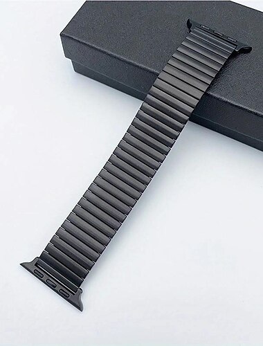 atualize seu apple watch com uma pulseira elástica de aço inoxidável durável – adequada para as séries 8, 7, 6, 5, 4, 3 & 49mm, 40mm, 44mm, 42mm, 45mm, 41mm & Modelos de 38 mm