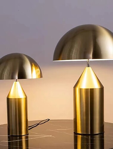 bordlampe retro gull 5w 38cm moderne moderne for innendørs bordlampe