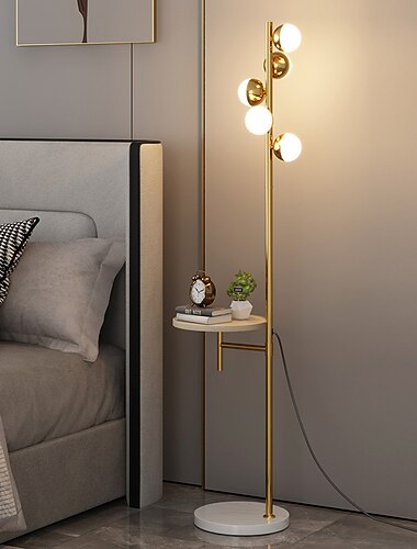 lampă de podea cu LED elegantă nordic loft metal auriu sufragerie canapea lampă în picioare dormitor de hotel lumini decorative lampă de birou noptieră