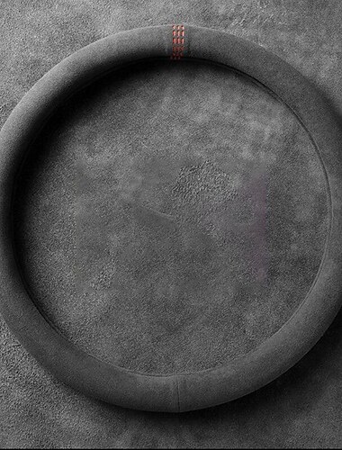 starfre semsket deksel for alle årstider rattdeksel ultratynt sklisikkert rundt pustende autorattdeksel