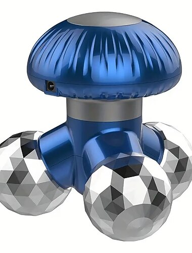 Käsikäyttöinen lihas- ja nivelkipuhelpottaja vesivärin värähtelyt USB-mini kolmiomassageri täydellinen kehollinen olkapääkaula käsikäsitteinen sähköinen hierontalaite ystävänpäivälahja