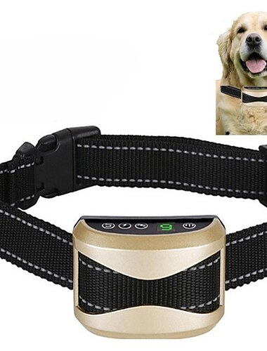 led έξυπνο αντι-γαβγίσματος απωθήσει κραδασμούς σκύλου πλήρως αυτόματο κολάρο εκπαίδευσης σκύλου