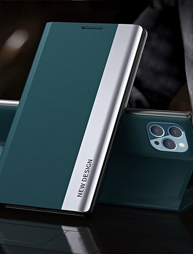 هاتف غطاء من أجل iPhone 17 Pro Max 17 Air 16 15 14 Pro Max Plus 16e 13 12 11 Pro Max Mini غطاء خلفي مع حامل مغناطيس حماية كاملة للجسم الطلاء الكمبيوتر الشخصي جلد PU