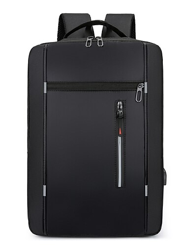 1pc 男性の女性のバックパック USB 充電ポート付きビジネス通勤コンピュータバッグ出張日常使用ラップトップバックパック多機能学生大容量バックパック