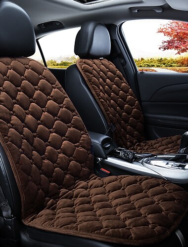 Uppvärmt Bilsäteöverdrag Bil Värmekudde Enkel Främre Passagerarkudde 12V Cigarettändar Värmekudde