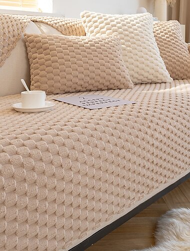 Housse de canapé Housse de siège de canapé Housses de canapé sectionnelles, Protecteur de Meubles Housses de canapé antidérapantes pour Chiens Chats Enfants (vendus à la pièce/Pas Tous Ensemble)