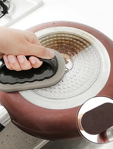 maaginen pannujen puhdistusaine melamiinisieni harja pannulle vahva dekontaminaatio puhdistusharja kalkinpoisto veitsi keittiön puhdistusvälineet