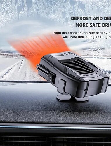 12v bærbar bilvifte varmeapparat autovarmer defroster demister flerbruks hurtigoppvarming automatisk oppvarmingsmaskin elektrisk biltilbehør