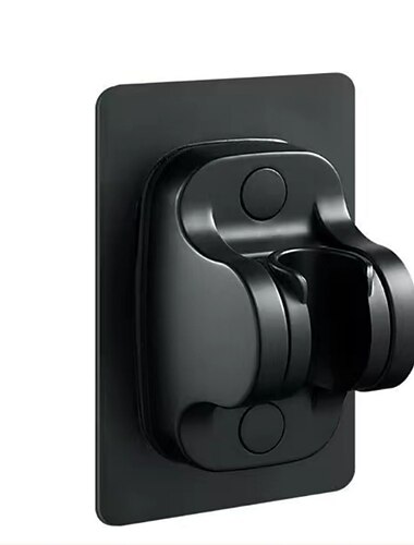 duschhuvudsfäste ingen borrhållare, 360° justerbar utan borrning abs väggfäste byte vattentät fäste för badrum