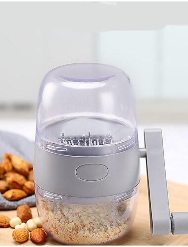 Nut Chopper Grinder Hand Crank, Kitchen Multichopper Shredder, Convenient Widely Used Efficiently, for Almonds, Peanuts, Pecans, Walnuts