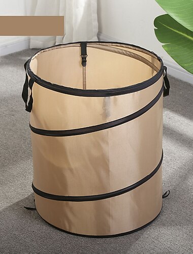 שקית גינון מתקפלת של 30 ליטר, פח אשפה לקמפינג, פח אשפה/פח מיחזור מוקפץ, פח אשפה לרכב, שקית אשפה חיצונית לשימוש חוזר בחצר, פח מחזור קמפינג מתקפל