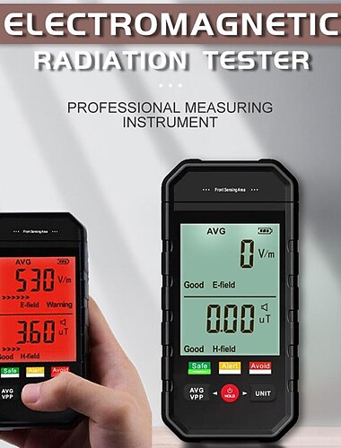 draagbare elektromagnetische stralingstester emf elektrische magnetische veldstralingsdetector voor huishoudelijk appartement