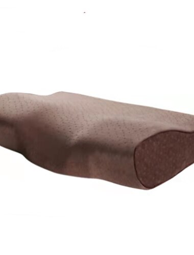 Japonais rebond lent santé soins du cou massage colonne cervicale maison oreiller à mémoire fabricant Vente en gros oreiller en forme de papillon en coton à mémoire