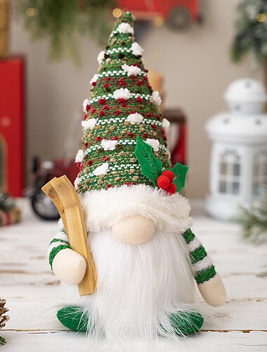 גמד חג המולד בפלאש חג מולד לחצן מופעל 1 pc