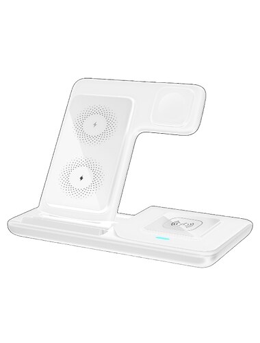 15 W kabelloser Ladeständer für iPhone 14, 13, 12, 11, Apple Watch, Airpods Pro, iWatch 8, 7, 3-in-1-Schnellladestation, faltbar