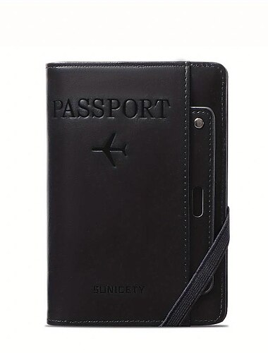 マルチ機能ストレージカードホルダー、パスポートバッグ、海外旅行用パスポートホルダー