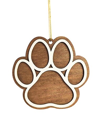 1 Stück festlicher Weihnachtsbaumanhänger mit Hundepfote – verleihen Sie Ihrer Inneneinrichtung einen Hauch von Weihnachtsstimmung