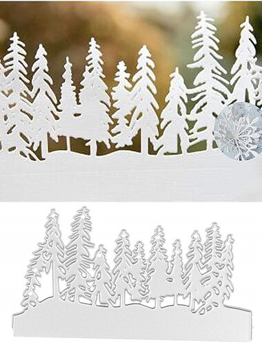 créez de magnifiques objets artisanaux avec des matrices de découpe en métal de Noël - parfaites pour la fabrication de cartes, le scrapbooking, l'estampage & plus!