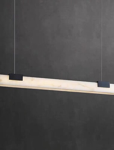 led-riippuvalot linja desin marmorinen keittiö moderni eteinen eteinen valaisimet kattoon roikkuu maapallo pöydän päällä lämmin valkoinen 110-240v