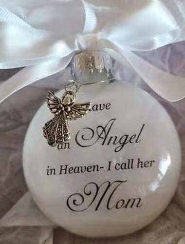 2pc, home decor in hemel familieleden naam ornament, aandenken veer plastic bal, ornament hanger, home decor, kamer decor, slaapkamer decor, boom decor