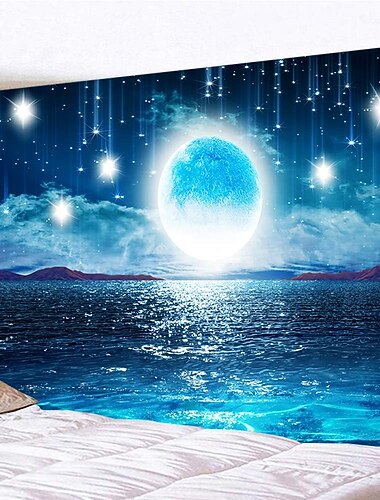 Home Living Tapisserie Wandbehang Wandteppiche Wanddecke Wandkunst Wanddekoration Sternenhimmel Wandteppich Wanddekoration