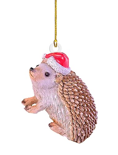 craciun animal mic veverita arici pandantiv brad de craciun decor masina decoratiuni casa de craciun