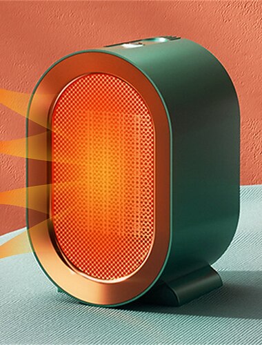 încălzitor electric portabil cu termostat 1200w sigur și liniștit ptc încălzire ceramică încălzește până la 20 de metri pătrați suflantă de aer cald de iarnă mini radiator ventilator pentru acasă