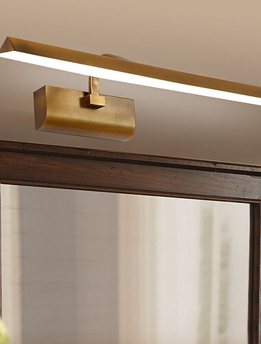 Lampes de miroir, lampe de miroir de salle de bain vintage avec interrupteur, lampe de salle de bain, lumières de miroir de courtoisie pour éclairage de vanité, lampe murale d'intérieur ip44, lampe de