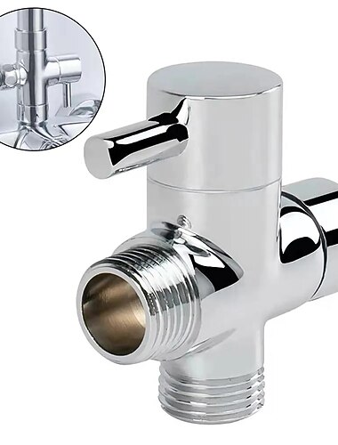 mosiężny zawór przełączający 3-drogowy separator wody trójnik prysznicowy regulowany zawór przełączający głowicę prysznicową akcesoria łazienkowe