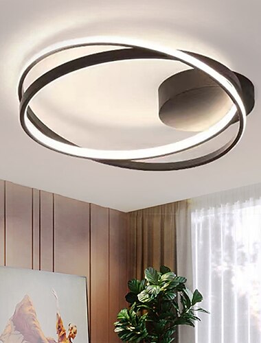 LED-Deckenleuchte, dimmbar, Kreis-Design, Unterputzleuchte, Deckenleuchte, geeignet für Schlafzimmer, Wohnzimmer, Esszimmer, AC110 V, AC220 V