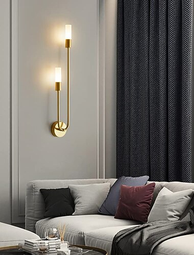 Appliques murales d'intérieur Salle de séjour Chambre à coucher Cuivre Applique murale 110-120V 220-240V 5 W