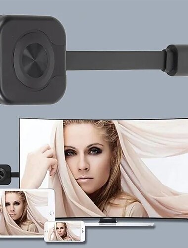 Wifi Wireless HDMI Mirror Screen Display Adapter TV Miracast Dongle For Home 1080P