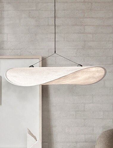 Pendant Lights Cloth Art Hanging Lighting with Iron Material Ceiling Lamp for Dining Room Coffee Shop Drop Light Fixtures 1 Light Chandelier 110-240V