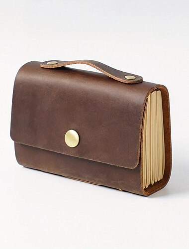 Quaderno da disegno per bagaglio a mano in pelle premium da 1 pezzo, perfetto per l'ufficio di viaggio e il materiale scolastico