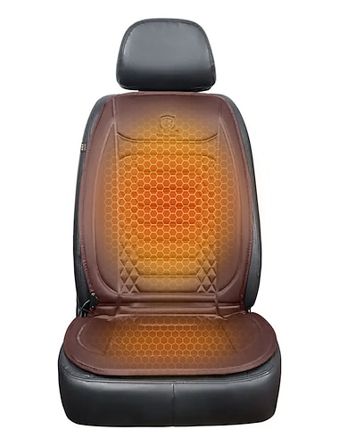 Auto Verwarmde Zitkussenhoes 12V 30s Snelle Verwarming Universele Auto Zitkussen Verhitter Dikke Duurzame Stof Auto Verwarmingspad
