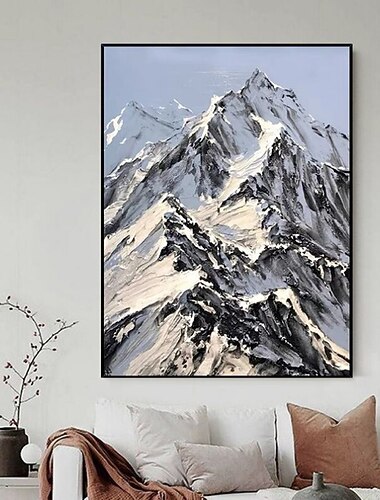 ručně vyráběné ručně malované olejomalba nástěnné umění velké velikosti současné zlaté hory domácí dekorace válcované plátno bez rámu nenatažené