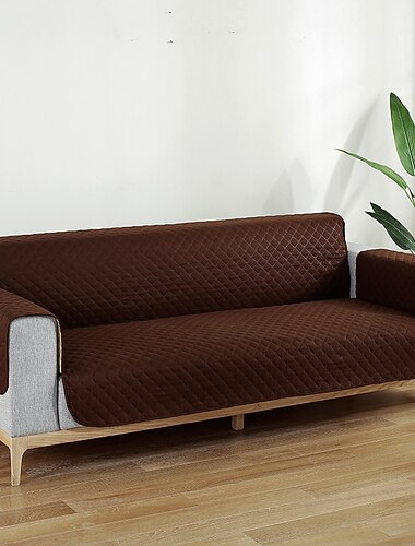 wasserfester, gesteppter Sofabezug in Burgunderrot für Hunde und Haustiere, Couchkissenbezug, Sofagarnitur, Überwurftuch, Schonbezug, kratzfester Möbelschutz für Zweisitzer, Sessel