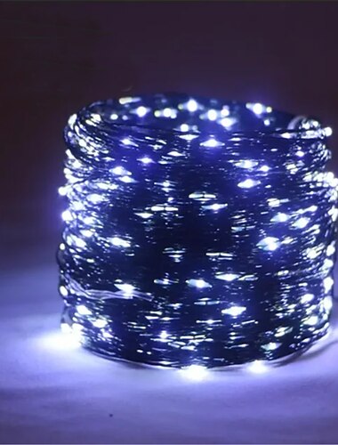 30m 50m 100M Verlichtingsslingers 300  500  1000 LEDs 2835 SMD 1 13-toetsen afstandsbediening 1 set Warm wit RGB Wit Koperdraadverlichting Kerstverlichting Feest Vakantie Bruiloft 220-240 V